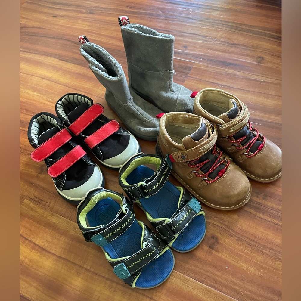 Toddler Shoe Bundle Sizes 6-8: See Kai Run, Stride Rite, TOMS